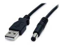 StarTech.com Câble d'Alimentation USB vers 5,5 mm - Barillet Type M - 2m