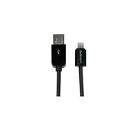 StarTech Câble Apple Lightning vers USB pour iPhone, iPod, iPad - 3 m Noir