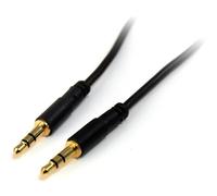 StarTech.com Câble Audio 3,5 mm de 30 cm - Câble Audio Mince 3,5 mm - Connecteurs Plaqués Or - Mâle/Mâle - Câble Auxiliaire (MU1MMS)