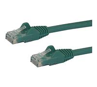 StarTech Câble Cat6 anti-accroc 1m, PoE 100W, RJ45, Vert (N6PATC1MGN) | Cordon de brassage UTP, Cuivre 100%, Multi-Gigabit, M/M, Connecteurs plaqués or, Certifié UL