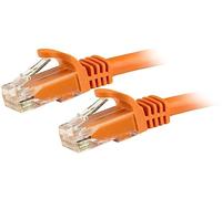 StarTech.com Câble réseau Cat6 Gigabit UTP sans crochet de 3m - Cordon Ethernet RJ45 anti-accroc - M/M - Orange