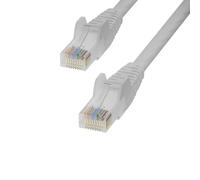 StarTech Câble Cat6 de 5m Blanc, Anti-Accroc, 24AWG (CAT6UTP5MWH) | Alimentation PoE 100 W, Cuivre 24 AWG, RJ45 Plaqué Or, Câble Patch, Cordon Ethernet, Cuivre Pur Nu, Réseau, UTP, 250 MHz