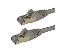 StarTech Câble Ethernet Cat6a 10 Gb/s blindé RJ45 sans crochet 2 m Gris