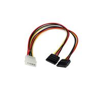 StarTech.com Câble d'Alimentation Adaptateur en Y Molex vers Double SATA - 30 cm