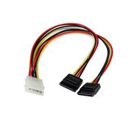 StarTech.com Câble d'Alimentation Adaptateur en Y Molex vers Double SATA - 30 cm