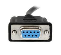 StarTech Câble null modem série DB9 RS232 Femelle/Femelle 1 m Noir