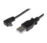 StarTech Câble de charge et synchronisation Micro USB de 1 m - Cordon USB-A vers Micro-B à angle droit - M/M - 0,25 mm² - Câble USB - Micro-USB de type B (M) pour USB (M) - USB 2.0 - 1 m - connecteur 