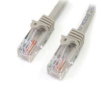 StarTech Câble Ethernet 45PAT5MGR – Cat5e RJ45 UTP 5 m – Gris