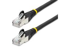 Startech.com 50cm cat6a ethernet cable - black - low smoke zero haloge