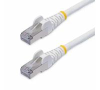 StarTech.com Câble Ethernet CAT8 Blanc de 15m, RJ45 Snagless, 25G/40G, 2000MHz, 100W PoE++, S/FTP, Fil de Cuivre Pur 26AWG, LSZH, Cordon de Raccordement Réseau Blindé avec Serre-Câble, Testé par Fluke Channel