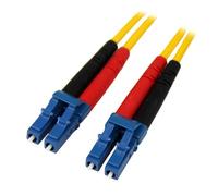 StarTech Câble Fibre Optique OS1 1m LC vers LC 9/125 Duplex LSZH Jaune | Câble réseau fibre monomode, Mâle/Mâle, Connecteurs moulés, Normes industrie respectées