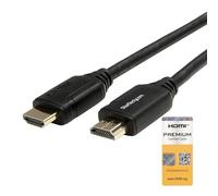 StarTech.com Câble HDMI 2.0 de 3m, Câble HDMI Haute Vitesse 4K avec Ethernet, Câble HDMI Ultra HD, 4K 60Hz HDR10, Câble/Cordon HDMI UHD, Connecteurs Mâle à Mâle à Pince