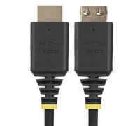 StarTech Câble HDMI Haute Vitesse de 2m, Préhensile, Flexible, 4K60 | Câble haute flexibilité à connecteur préhensile côté écran pour un passage facile en salle de réunion et bureaux partagés