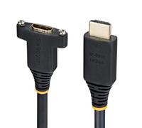 StarTech Câble HDMI Panneau 1m (3ft), Extension HDMI Haute Vitesse sur Panneau, 4K 60Hz/1440p 144Hz, Adaptateur HDMI Mâle-Femelle