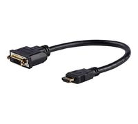 StarTech Adaptateur HDMI mâle vers DVI-D femelle HDDVIMF8IN 20 cm 1080p