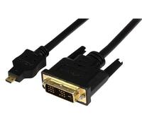STARTECH - Câble Micro HDMI Mâle vers DVI-D Mâle, 1m Noir