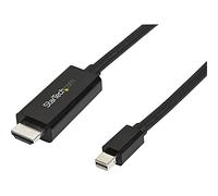 StarTech Câble adaptateur Mini DisplayPort vers HDMI MDP2HDMM3MB - 3 m 4K 30 Hz Noir