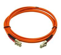 StarTech.com Câble fibre optique duplex multimode LC LC à 2 m - Cordon / jarretière fibre optique OM2 (50/125) - Orange