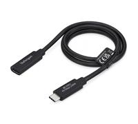 StarTech Câble Prolongateur USB4 de 60cm, 40Gbps, Compatible Thunderbolt 4, Charge 240W, 8K 60Hz/4K 240Hz, USB-C Mâle vers Femelle