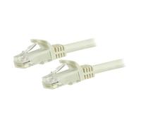 StarTech Câble réseau Cat6 Gigabit UTP – RJ45 M/M, anti-accroc, sans crochet – 3 m, blanc