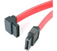 StarTech Câble SATA SATA12LA1 – 6 Gb/s, coudé à gauche, 30 cm, rouge