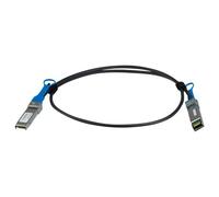 StarTech Câble SFP+ DAC 10G 1 m – Twinax passif – Compatible HP J9281B – Noir