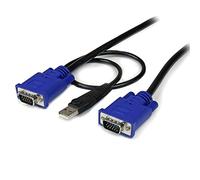StarTech Câble pour switch KVM VGA USB 2 en 1 – 3 m