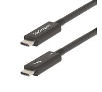 StarTech Câble Thunderbolt 4 actif A40G2MB-TB4-CABLE 2m 40 Gbit/s 100W PD 4K/8K Noir