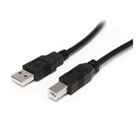 StarTech Câble USB 2.0 Active 9m - USB-A vers B, M/M, Noir (USB2HAB30AC) | Cordon imprimante, Puce d'égalisation intégrée, Connexions USB 2.0 jusqu'à 10 mètres