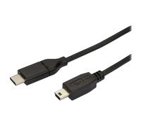 StarTech.com Câble USB-C vers Mini-USB de 2m, Câble de Transfert de Données, USB 2.0, USB-C