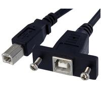 STARTECH - Câble USB B mâle à prise USB B montable en panneau 0,3m