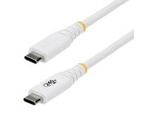 StarTech Câble de Recharge USB-C de 3m, Résistant et Ultra-Souple, 240W (5A) PD EPR, Câble de Recharge pour PC Portable Certifié USB-IF, Cordon Type-C Robuste