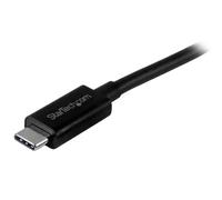 StarTech.com Câble USB 3.1 USB-C vers USB-C de 1 m - Cordon USB C vers C - Mâle / Mâle - Noir - Câble USB de type-C - 24 pin USB-C pour 24 pin USB-C - 1 m