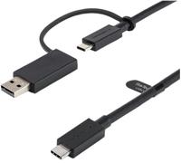 STARTECH - Câble USB-C hybride avec adaptateur USB-A, 1m