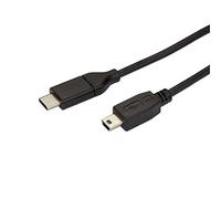 StarTech.com Câble USB-C vers Mini-USB de 2m, Câble de Transfert de Données, USB 2.0, USB-C