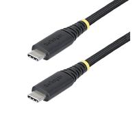 StarTech Câble USB-C S2CEPR3M 3 m - USB 2.0, 240W PD EPR (5 A) - Noir, gaine tressée/silicone
