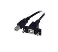 ST USBPNLBFBM3 - Câble USB 2.0 connecteur USB-B. Sur connecteur femelle, vissable