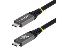 StarTech Câble USB4 1,5 m – 80 Gbit/s, USB‑IF certifié, 240 W PD, 8K/4K, gaine TPE