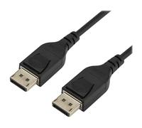 StarTech Câble vidéo DisplayPort 1.4 de 2 m - Certifié VESA (DP14MM2M) - Câble DisplayPort - DisplayPort (M) verrouillé pour DisplayPort (M) verrouillé - DisplayPort 1.4 - 2 m - support 8K - noir - po