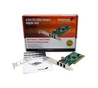 StarTech.com Carte Adaptateur PCI vers 4 Ports FireWire400 1394a 6 Broches