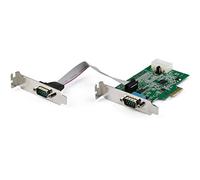StarTech Carte série PCI Express 2 ports RS-232 UART 16950 - Profil bas