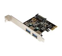 Startech.com carte contrôleur pcie à 2 ports usb 3.0 - adaptateur pci