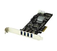 Startech Carte contrôleur PCIe à 4 ports USB 3.0 avec 2 voies dédiées - Adaptateur USB - PCIe x4 - USB 3.0 x 4 - pour P/N: BNDTB10GI, BNDTB210GSFP, BNDTB310GNDP, BNDTB410GSFP, BNDTB4M2E1, BNDTBUSB3142