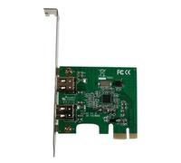 Startech Carte PCI Express 2 ports FireWire 1394a - Carte PCIe 2 ports FireWire 400 - Adaptateur FireWire - PCI Express x1 profil bas - FireWire x 2