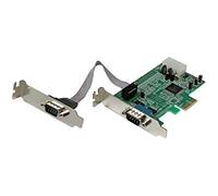 Carte pci express à faible encombrement avec 2 ports rs232 - adaptateu