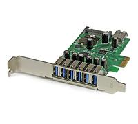 StarTech Carte PCI-Express PEXUSB3S7 USB 3.0 7 ports (6 externes, 1 interne) Alim. SATA, UASP