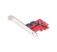 Startech.com carte pci express sata 2 ports - contrôleur pcie sata - 6