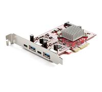 StarTech Carte PCIe USB PEXUSB312A2C2V 4 ports — 2x USB-C, 2x USB-A, 10 Gbps (USB 3.2/3.1 Gen 2)