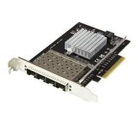 StarTech Carte réseau PCIe pour serveur PEX10GSFP4I – 4 ports SFP+ 10 GbE – Intel XL710