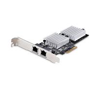 StarTech.com Carte Réseau PCIe 2 ports ST10GSPEXNDP2 – 10Gbps Marvell AQC113CS – Profil bas, Jumbo